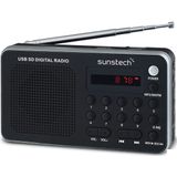 Sunstech - Mira-rpds32 - Draagbare Radio - Zilver - 1.5W AM/FM
