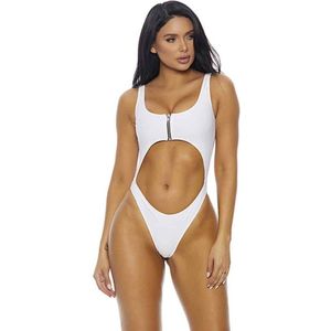 Forplay Medellin One Piece Swimsuit white Large