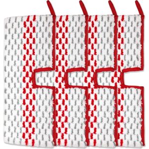 Microvezel Spray Mop Pads, Compatibel met vileda/o-cedar ProMist MAX stoomreiniger vervangingskop, Dual-Action Wasbare Flip Mop Pads Vervanging voor Droog Nat Vloerreiniging, 4 verpakkingen