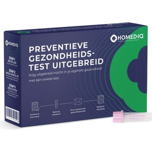 Homed-IQ - Preventieve gezondheidstest - Uitgebreid - 15 biomarkers - Thuistest - Laboratorium Test