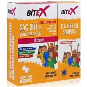 Bitex Luizenspray 100 ml + Shampoo 150 ml | Inclusief Roestvrijstalen Luizenkam | Complete Behandeling tegen Hoofdluizen en Neten