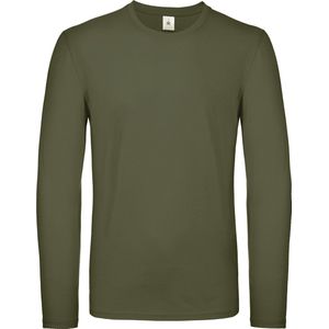 B&C #E150 Men's T-shirt long sleeve CGTU05T - Urban Khaki - L