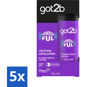 Got2B - Stylingpoeder - Powderful - 10 g - Bulkverpakking - 5 stuks