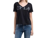 Replay - W3084F.000.20994 - T-shirt - Katoen - Korte Mouwen - V-hals