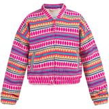 IZIA - Tussenjas - Blauw - Bomberjack - Licht Gevoerd - Gestreept