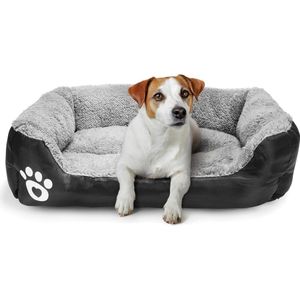 Zwarte Dieren Bed Sofa - Waterdicht Memory Foam Kussen - Non-Slip Bodem - Machine Wasbaar - Kleine Honden en Katten .