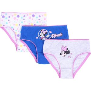 3 x grijs en blauw Minnie Mouse slipje DISNEY