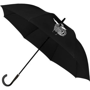 Falcone - Windproof Wetlook Paraplu - Veranderend van Kleur - Automaat - 110 cm - Zwart