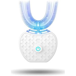 Vitdipy - U-vormige tandenborstel - Elektrische Tandenborstel - Automatische Elektrische Tandenborstel - 360° - Tanden Bleken en Reinigen - Wit