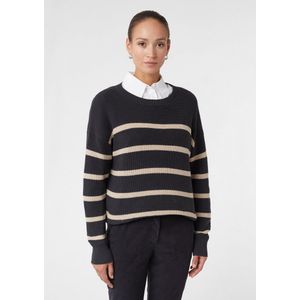 comma - Strickpullover - Gestreepte Trui - Katoen