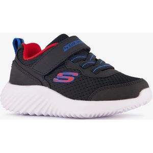 Skechers Bounder kinder sneakers zwart rood - Maat 21 - Uitneembare zool