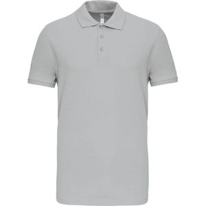 Kariban Piquépolo korte mouwen heren K239 - Snow Grey - S