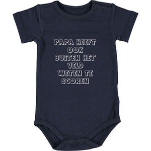 Papa heeft ook buiten het veld weten te scoren Babyromper - geboorte - schattig - cute - jongen