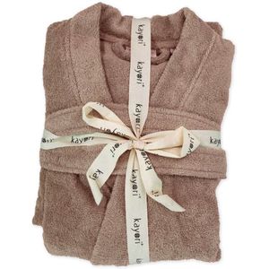 Kayori Fusai Badjas - Unisex - Biologisch Katoen - Terra - M - Lang