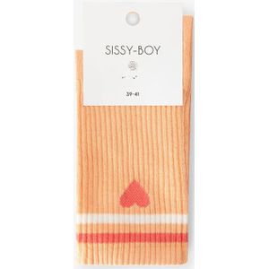 Sissy-Boy - Oranje sokken met hartje