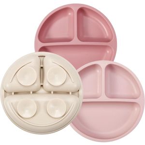 Unyqoos ® Veilig en Praktisch Siliconen Babybord Set met Zuignap, BPA-vrij, Antislip, Gemakkelijk Schoon te Maken