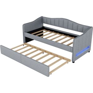 Gotagee Slaapbank dagbed eenpersoonsbed multifunctioneel bed met uitschuifbed