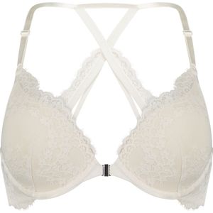 Hunkemöller Dames Lingerie Voorgevormde push-up beugel bh Daisy - Wit - maat C75