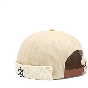 Unisex Dockercap Muts voor Heren en Vrouwen - Verstelbare Beanie zonder Rand (56 - 58 cm)