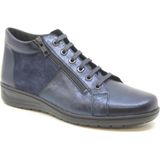 Solidus - 27005 - Veterboot - Blauw - Wijdte H