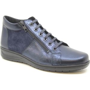 Solidus - 27005 - Veterboot - Blauw - Wijdte H