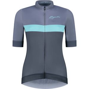 Rogelli Prime Fietsshirt - Korte Mouwen - Dames - Blauw, Turquoise - Maat XXL