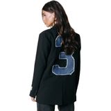 Colourful Rebel - Jesra Blazer - Zwart - Denim Patch - Blazer