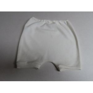 Korte broek - Unie - Wit - Effen - Fluweel - 1 maand 56