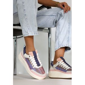 Shabbies Amsterdam Sneaker Chavi Multicolor Jeans - Maat 37