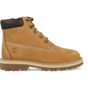Timberland - Courma - Leren Veterlaarzen - Geel - Unisex Voor Kinderen
