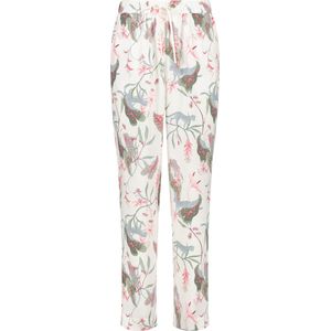 Hunkemöller Dames Nachtmode Pyjama broek Woven - Wit - maat XL