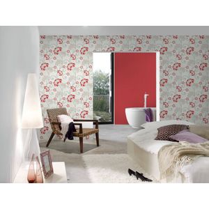 Behang rood bloemen glitter 30054-4 San Francisco-ASCreation