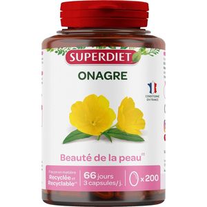 HUILE D'ONAGRE - 200 Capsules - Voedingssupplement