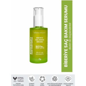 Bade Natural Rozemarijn Haar Serum en Verrijkt met Biotinecomplex Serum voor haaruitval en beschadigd haar 50 ml
