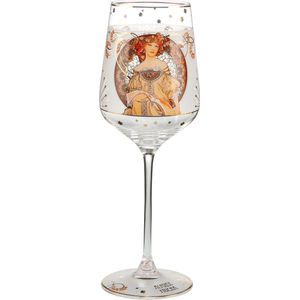 Goebel - Alphonse Muchas-sWijnglas Mijmerings-sGlas - 25cm