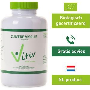 Vitiv Zuivere visolie 1000 mg 100 capsules