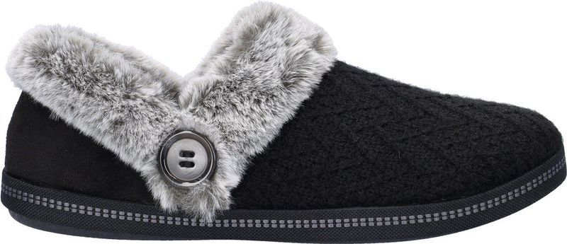 Skechers - Cozy Campfire - Pantoffel - Zwart - Dames