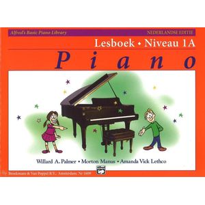 Alfred's Basic Piano Library Lesboek Niveau 1A (Nederlandse Editie) (Alleen Boek)