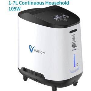 Draagbare Zuurstofconcentrator – Zuurstofmachine – Ademhalingsapparaat – Medisch Hulpmiddel – Zuurstofapparaat – Lichtgewicht & Compact – Instelbare Stroom 1-7L/min