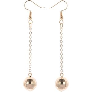 Discobal Oorbellen Goudkleurig