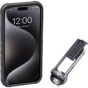 Topeak Ridecase Hoesje Voor Iphone 15 Pro Met Steun Zwart