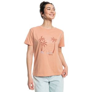Roxy Summer Fun C T-shirt Met Korte Mouwen Oranje XS Vrouw
