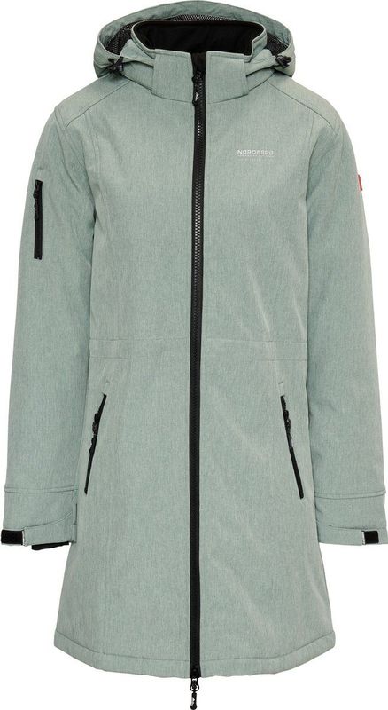Nordberg - GITTE - Lange Winterjas - Mintgroen