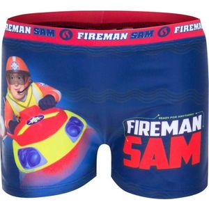 Brandweerman Sam - zwemboxer/zwembroek  - blauw - maat 98