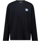 America Today longsleeve met backprint zwart