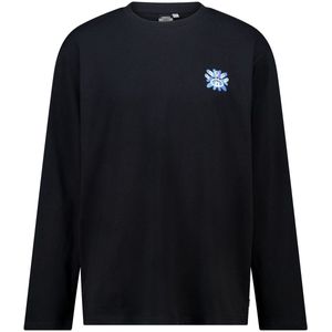 America Today longsleeve met backprint zwart