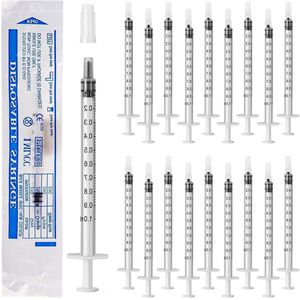 Green Glow - Colostrumspuit 1 ml: 60 stuks, kunststof spuit zonder naald, colostrumverzamelaar.