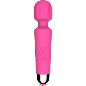 Akindo Magic Wand - Rood lijn design - Vibrator voor Vrouwen - Clitoris Stimulator - waterproof - 20 patronen en 8 standen - Vibrators voor Vrouwen & Koppels - Seksspeeltjes - Sex Toys Couples