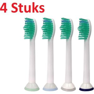 Universele Reserve Opzetborstel Voor Philips Sonicare - Opzetstukjes Opzet Borstel Met Zachte Haartjes - Set Van 4 Stuks - universele tandenborstels - Opti Smile
