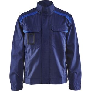 Blåkläder 4054-1800 Industriejack Ongevoerd Marineblauw/Korenblauw maat 4XL